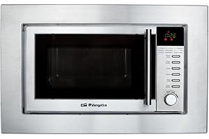 ORBEGOZO ELECTRODOMÉSTICOS MIG-2025 Microondas, 800 W, 20 L, 20 litros, Acero Inoxidable