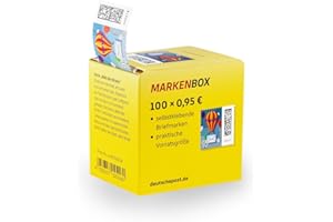 Albellion 100 Stück 0,95 EUR postfrische Briefmarken in Briefmarkenbox Frankaturware (Motiv: Welt der Briefe) Rolle