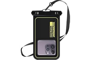 MR.LUYU wasserdichte Handyhülle, IPX8 Schwimmend Wasserfeste Handytasche Unterwasser Handyhülle für iPhone 15 Pro Max 14 Pro 13 12, Samsung S24 S23 Ultra, Huawei, Xiaomi, bis zu 6,9 Zoll