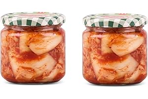 2 x 300g Frischer Kimchi im Glas aus Deutschland - Pamai Pai® - frisch eingelegter Chinakohl Kim Chi