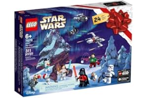 LEGO 75279 Star Wars Calendrier de l’Avent LEGO Star Wars 2020 mini jeu de Construction de Noël avec des Vaisseaux et des personnages emblématiques