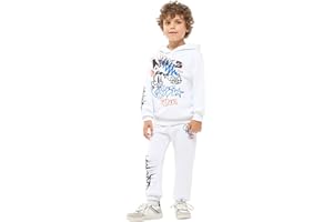 TERRANOVA Bambino Pantaloni Tuta Stampe Graffiti. Vestibilità Regular