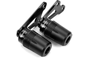 CCYYMOWOK MOWOK Tamponi Paratelaio per Moto Compatibile con CB750 CB 750 HORNET 2023 2024 TRANSALP 750 XL750 TRANSALP750 CB 1000 HORNET SP 2025 Accessori Anticaduta Protezione del Telaio (Nero)
