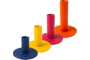 ECADDIE Rubber Golf Tees - Suitable for Driving Range Mats, Practice Mats & Winter Mats - Indoor & Outdoor Use