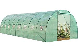 ProBache - Serre Tunnel de Jardin 24M² Verte Gamme maraîchère des Andes 8x3M