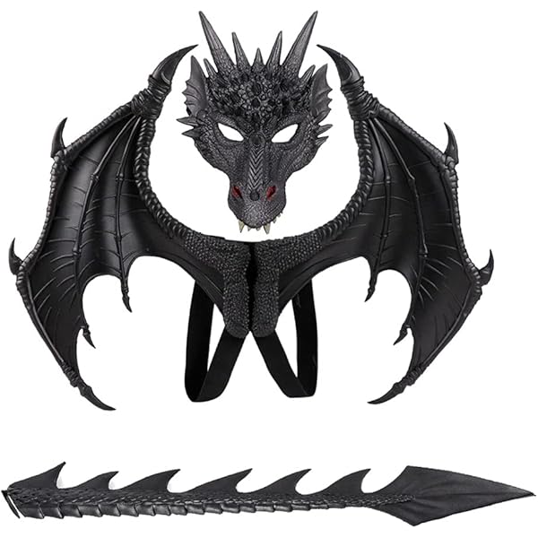 Red and Green Dress Up Dragon Tail | A is for Alice