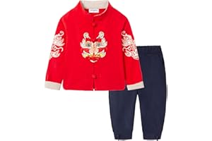 Mud Kingdom Little Boy Girls Tang Suit Cute Chinese Style