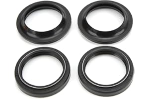 KIMISS Parapolvere Olio Forcella Anteriore丨 Paraolio Forcella Anteriore丨Kit Parapolvere Olio Forcella Anteriore 41x53x8 10.5mm Sostituzione in Gomma Fluorurata per Sedili e Accessori XVS650 V Star YZF‑600R