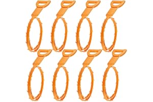 Uteruik Haarabflussreiniger, Reinigungswerkzeug, 8 Stück