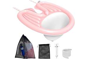 RPPIUP Aufblasbares Haarwaschbecken, Mobiles Shampoo Waschbecken, Tragbares Shampoo-Becken, Faltbares Haarwaschbecken, Haarwaschwanne mit Luftpumpe und Drainage für Behinderte, ältere, Schwangere