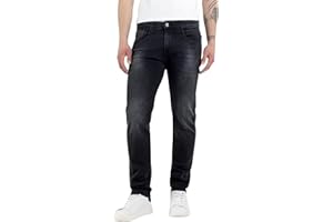 Replay Men's Anbass Slim Fit Jeans with Power Stretch