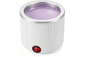 Xverycan Mini-vaxsmältare för paraffinbad, vaxbönor, 200 ml | Snabb vaxsmältare, kompakt storlek, bärbar, för smältning av va