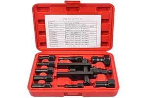 Gbtdoface 10pcs Blind Bearing Puller Set,Motorcycle Inner Bearing Extractor Kit,Bearing Puller Motorcycle Bearing Removal Tool Puller With Box Set