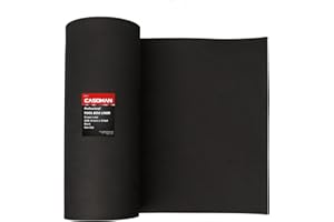 CASOMAN Professional Tool Box Liner, Toolbox Drawer Line - 16 inch(wide) x 16 feet (long), Non Slip Matting Roll, Black