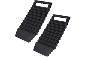 THESTRIVEN 2 Stück Traktionshilfe Anfahrhilfe Winter Anfahrhilfe Schnee Traktions Matten Gripmatte Anfahrhilfe Traktion Rutschfeste Matte Universal Traction Tracks Reifen Traktion für Schnee Schlamm