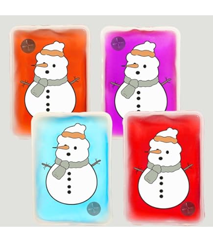 Chaleur Chimique Portable Chaufferettes De Poche Réutilisables - Lot De 4 - Pour Enfants Et Adultes - Chaleur Instantanée 52°C Lot 4 Chaufferettes Voyage