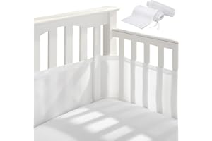 ELCM Paracolpi Lettino Paracolpi Lettino 4 Lati Paracolpi Culla paracolpi lettino neonato Cradle Protector Baby protezione 2 pannelli angoli