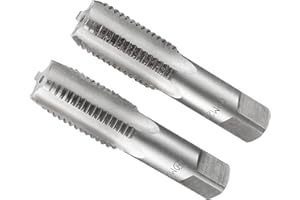 CoCud Mano Roscado Machos, M24 x 3 Rosca, Métrica Aleación Herramienta Acero Tornillo Roscado Cónico Fondo Macho - (Aplicaciones: para Máquina Rosca Reparación), 1 Par
