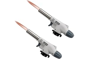 XLTXWD 2PCS Blowtorch, Blow Torch for Cooking, Cooking Blow Torch with Adjustable Heat Intensity, Perfect for Kitchen, Baking, BBQ, Camping and Outdoor Culinary Applications