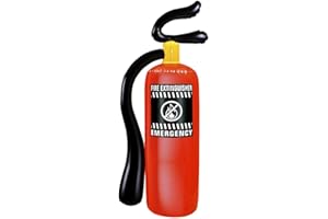 W WIDMANN MILANO Party Fashion - 1855E - Extincteur gonflable, 50 cm, Pompiers, Carnaval, Fête à thème