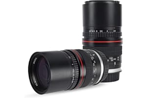 JINTU 135mm f/2,8 MF Téléobjectif Objectif de caméra Principal Compatible avec Nikon D5600 D780 D850 DF D3100 D3200 D3300 D3400 D90 D5000 D5100 D5200 D5300 5500 D7500 D750 D7200 D800 D80 D7100