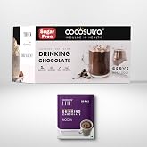 COCOSUTRA Sugar Free Drinking Chocolate Mix | Mocha | 20 Single-Serve Sachets (20g Each) | Low Carb, Low Calorie | Stevia & Erythritol Sweetened | 400g | 20 Single-Serve Sachets (20g Each), Low Carb, Low Calorie, Stevia & Erythritol Sweetened