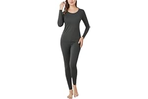 LAPASA Completo Termico Donna Fodera in Micropile Calore Base L17 - Abbigliamento Intimo Invernale Maglietta Pantaloni Calzamaglia Tuta Sci Trekking