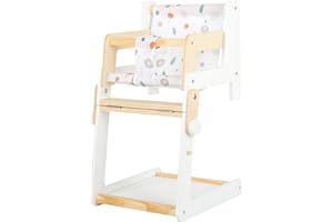 Small Foot 11814 Bambole Little Button, seggiolone in Combinazione, dai 3 Anni Toys, Colore Bianco, Piccolo