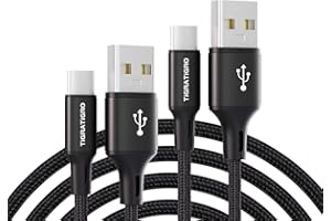 tigratigro Cavo USB C, [2Pezzi 1M] Cavo USB Type C QC 2.0 Nylon Ricarica Rapida per iPhone 16/15,iPad Pro Air,Samsung,Redmi,Huawei,Xiaomi,Google,Pixel, PS5, Drone, ecc