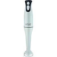 Russell Hobbs Food Collection Electric Hand Blender, 2 Speeds and Pulse Technology, Detachable blending leg for easy cleaning