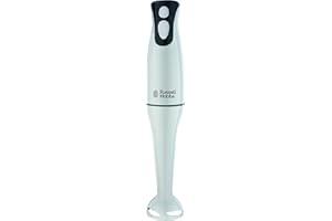 Russell Hobbs Food Collection Electric Hand Blender, 2 Speeds and Pulse Technology, Detachable blending leg for easy cleaning, Stainless steel blades, 200W, 22241
