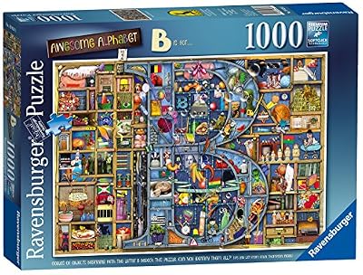 Ravensburger Colin Thompson - Puzzle de 1000 pièces Awesome Alphabet B