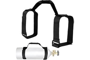 MYJIO Supporto per bombola Subacquea - Cinghia Porta Serbatoio Aria Subacquea,Supporto Regolabile con Impugnatura ergonomica, Antiscivolo e Resistente, per Immersioni subacquee per KOT-it