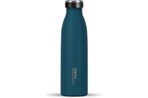 720°DGREE Borraccia termica 500 ml "milkyBottle" - Senza BPA, Prova di Perdite - Bottiglia acqua termiche in acciaio inox - Borracce perfetto per bevande calde, fredde, Bambini, Bambina, Scuola