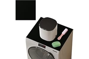 DELAESI Waschmaschinenauflage 60x60 cm Waschmaschine Abdeckung rutschfest Waschmaschinenbezug Weiche und Zuschneidbare Waschmaschinen Matte Waschmaschinenabdeckung für Waschmaschinen Trockner Küchen