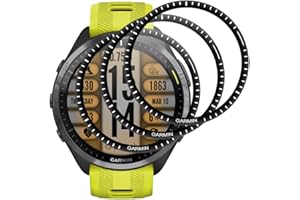 Beukei Pellicola Protettiva per Garmin Forerunner 965, 3 Pezzi Proteggi Schermo[Sensibile al Tatto][Ultra HD][Senza Bolle][Anti-Graffio][Alta Trasparente] Glass