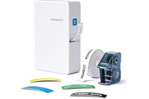 NIIMBOT N1 Bluetooth Label Maker Machine, Thermal Transfer Technology, Permanent Label, 12mm Printing Width, Versatile APP Editing, Support Color Printing