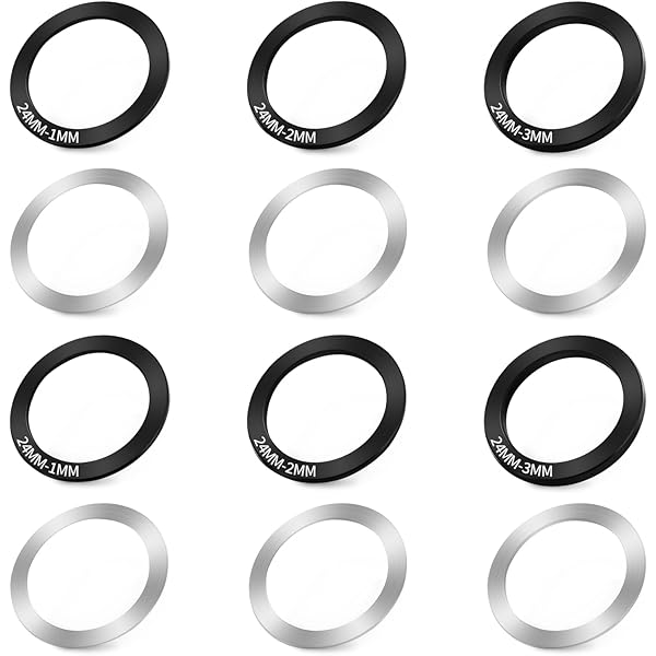 Adaptateur Universel BB30/PF30 Pour Manivelles Shimano 24mm - Noir Aluminium