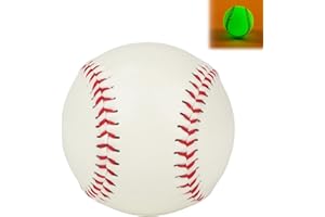 GOKTVAI Glow in The Dark Baseball, Handcrafted Light up Softball Official Size and Weight Luminous Ball for Players Friends Fans Gift Night Play Training