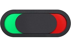 DIYEAH Status Switch Door Sign - do Not Disturb/Engaged/Vacant - Acrylic Privacy Indicator for Office Home Toilet 10X4Cm Black