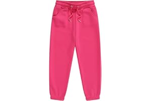 Momolaa Pantalones de chándal de forro polar para niñas y niñas, pantalones de barro 128 invierno