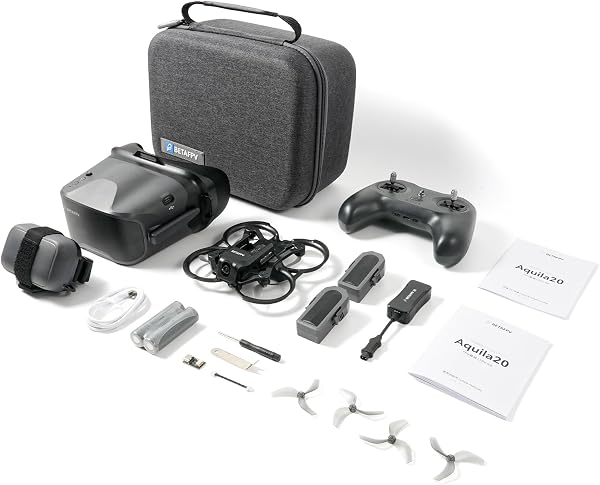 BETAFPV Aquila20 HD FPV Kit with 1080P Camera, Altitude Hold, DVR Function, Built-in P1 HD Digital VTX, Supported 3 Modes, 2S Propulsion System Remote Controller Drone Quadcopter for FPV Beginner - 1