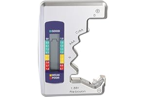 Bestgle Digitaler batterietester, LCD-Display battery checker, Multi size batterieprüfer batterie testgerät, Universal Batterieprüfer Digital Checker für AA, AAA, C, D, 9V, 1.5V knopfzellenbatterie