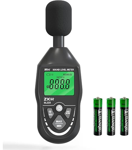 Medidor De Nivel De Sonido Digital | Rango 30-130 DB | Conexión Bluetooth | Ponderación A/C | Pantalla LCD