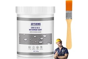 HONGECB Przezroczysty preparat tworzący wodoszczelną powłokę, wodoodporna emulsja izolacyjno-uszczelniająca, wodoodporna masa, na kafelki, do łazienki, toalety, 300 g