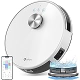 Lefant M1 Robot Aspirapolvere Lavapavimenti con Mappatura Multi Piano,4000 Pa,Batteria a 4000mAh,Navigazione LDS,APP/Alexa/Go
