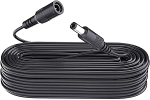 ANLINK 10 Meter DC Extension Cable 5.5mm x 2.1mm Universal DC 12 Volt Power Supply Extension Cable for Security Cameras, LED Strips, CCTV IP Surveillance, DC12 Volt Power Supply or Charger