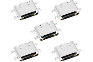 VGOL 5pcs Porta di Ricarica Tipo-c Sostituzione Compatibile con GoodTel G3 Tablet Connettore di Caricabatterie USB-C Presa Jack Parti di Ricambio per Saldatura