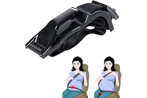 YINGJEE® Cinturón Embarazada para Coche, Cinturón de Seguridad Ajustable para Embarazadas, Protege a tu bebé, Evitando el Riesgo de Aborto en el coche (Negro)