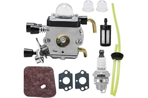 Hoypeyfiy FS38 Carburetor Carbon Fiber Fuel Filter Bulb Kit For Stihl HS45 Hedge Trimmer FS38 FC55 FS310 Zama C1Q-S169B